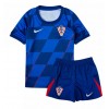 Baby Fußballbekleidung Kroatien Auswärtstrikot EM 2024 Kurzarm (+ kurze hosen)